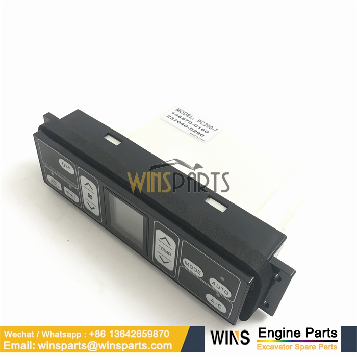 20Y-979-7630 146570-2510 237040-0021 Air Conditioner Controller Control Panel Assembly KOMATSU (3)