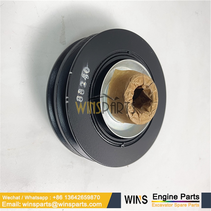 8-94429746-0 VI8944297460 894429-7460 ISUZU 4JB1 4JC1 ENGINE CRANKSHAFT PULLEY Kobelco SK60 SK70 SK80