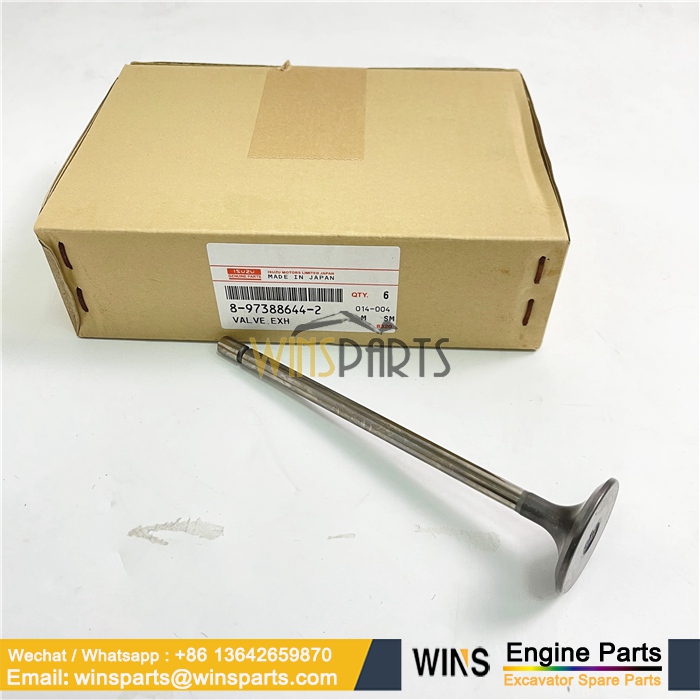 8-97388644-2 8-97388644-0 ISUZU 6UZ1 Exhaust Valve Hitachi