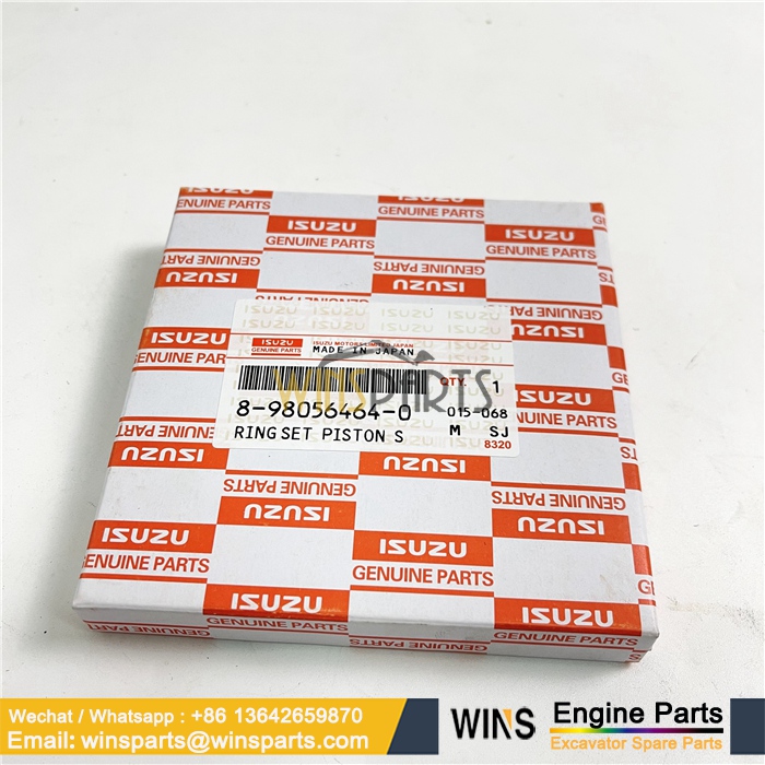 8-98056-464-0 8-98056-464-1 898056-4640 898056-4641 ISUZU 6UZ1T 6UZ1 ENGINE PISTON RING SET