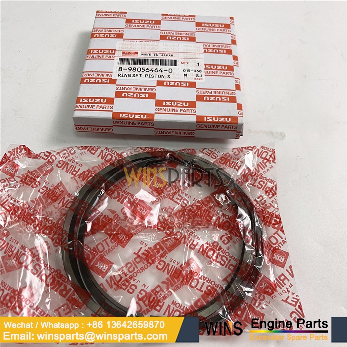 8-98056464-0 8-98056464-1 ISUZU 6UZ1T 6UZ1 ENGINE PISTON RING SET