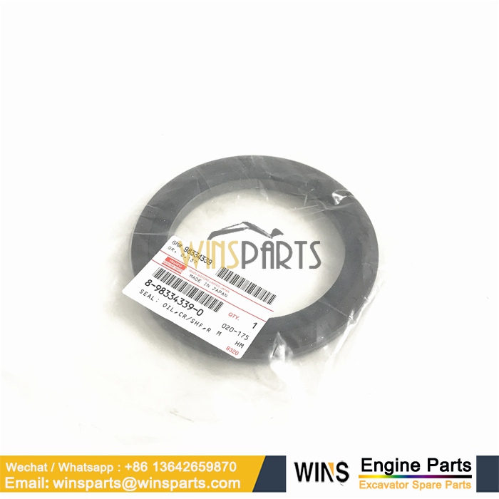 8-98334339-0 8983343390 8-98334-339-0 4HK1T 4HK1 6HK1 ENGINE CRANKSHAFT REAR OIL SEAL ISUZU (1)