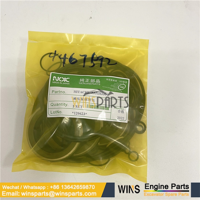 4467592 Hitachi Hydraulic Pump OIL SEAL KIT John Deere