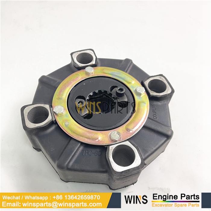 JRJ0213 MAIN Hydraulic PUMP COUPLING RUBBER JCB