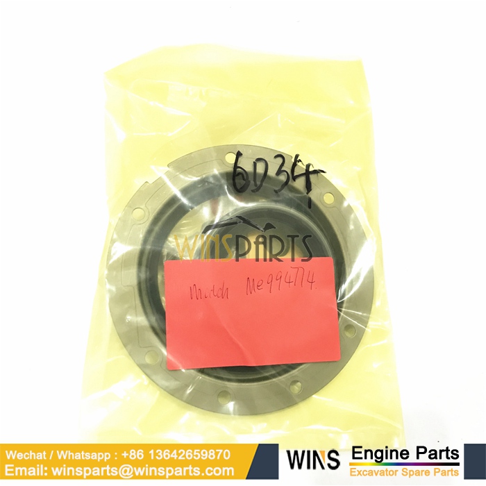 ME302735 ME081743 VAME302735 VAME081743 Mitsubishi 6D34 ENGINE CRANKSHAFT SLINGER OIL SEAL KIT Kobelco (2)