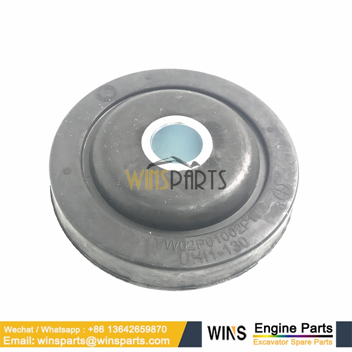 YW02P01002P1 YW02P01003P2 ENGINE MOUNT RUBBER Kobelco