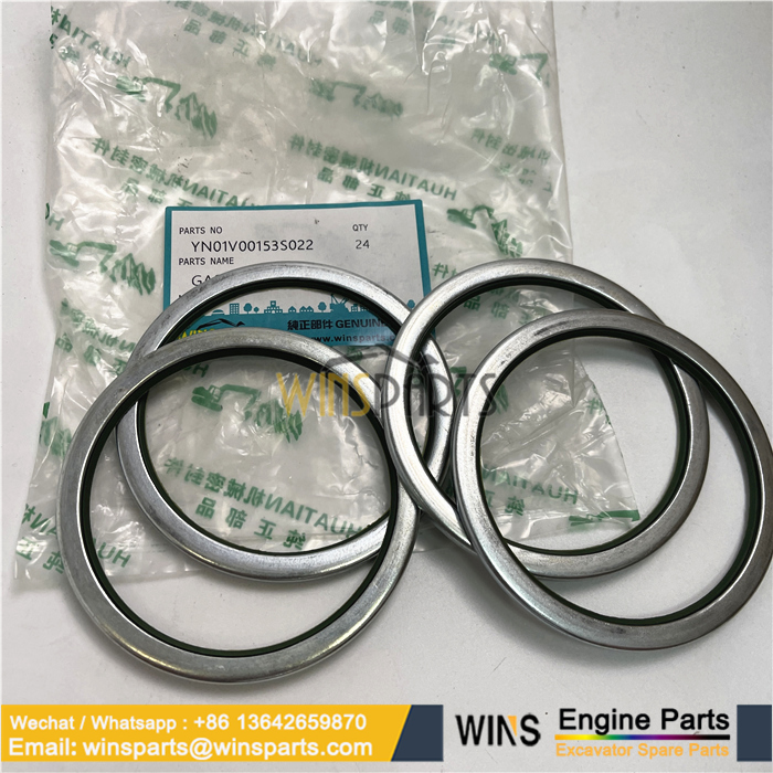 YN01V00153S022 DUST SEAL CYLINDER BUSHING New Holland E135BSR E215B E225BSR E260CSR E265B Kobelco