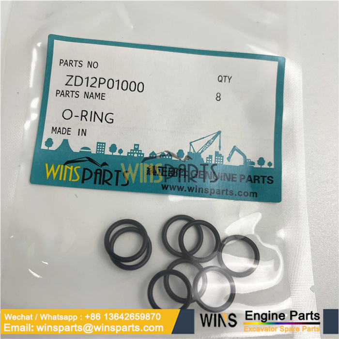 ZD12P01000 KOBELCO O-RING GASKET OIL SEAL ORING (2)