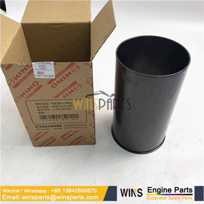 11463-E0180 11463E0180 HINO J08E ENGINE Cylinder Liner