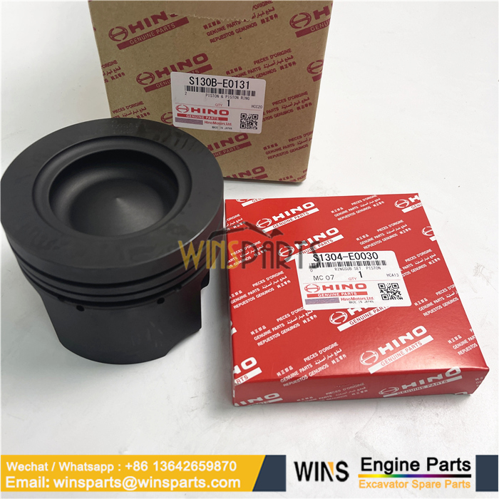 S1304-E0281 HINO J08E-VV J08E PISTON RING PISTON SET