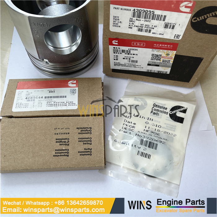 6745-31-2010 1241748H92 CU3802429 PISTON RING SET ASSEMBLY Komatsu