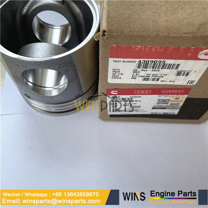 4089643 4376319 4379319 Cummins QSC8.3 6CT Engine Piston SET (2)