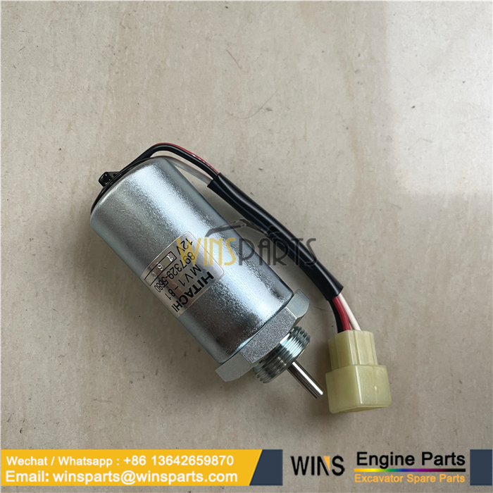 897329-5680 8973295680 AT254979 Fuel Shut Off Solenoid John Deere EXCAVATOR Electrical Sensors