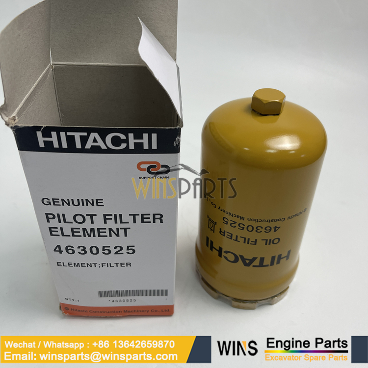 4630525 4629717 Pilot Oil Filter Element Hitachi John Deere