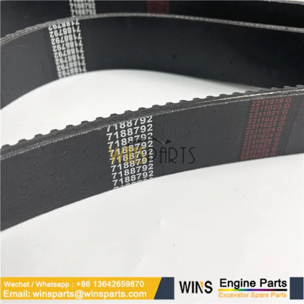 7142000 7188792 7142000 Drive Belt Bobcat S630 S650 T630 T650