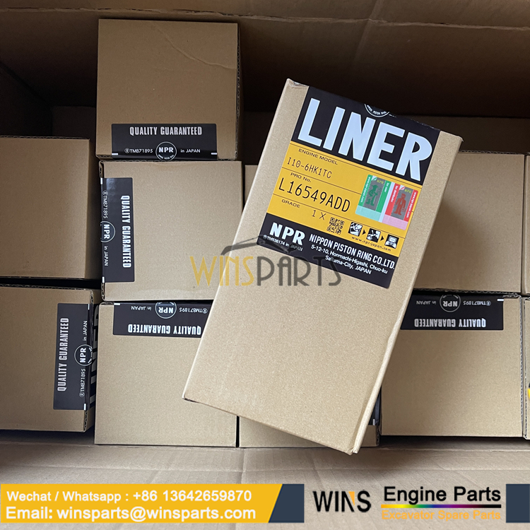 L16549ADD JAPAN NPR Cylinder Liner ISUZU 4JJ1 4BD1 4HK1T 6UZ1 6WG1 PARTS