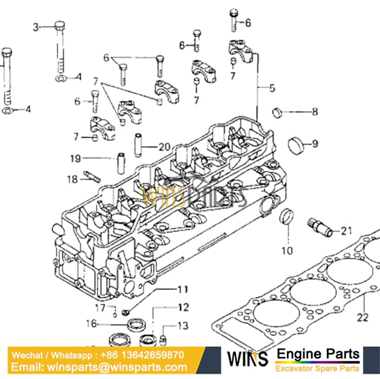 139-7961 139-7929 139-7928 CAT 4M40 PARTS