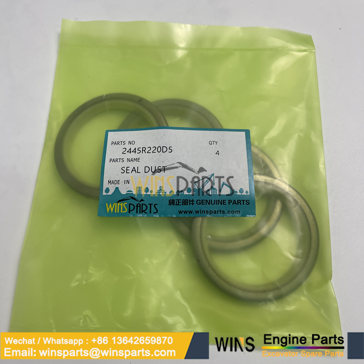 2445R220D5 SEAL Dust Kobelco SK220, SK140SRLC, SK220LC, MD140BLC, MD140C, SK60, SK100, SK115DZ, SK120, SK120LC, SK130