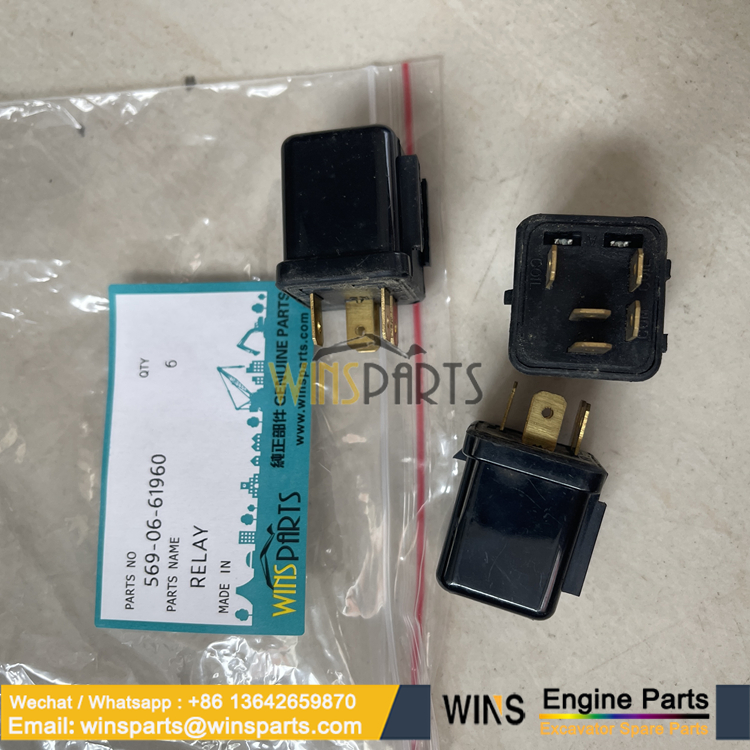 569-06-61960 MR5A016B2 MR5A-252-1 Relay Switch Komatsu