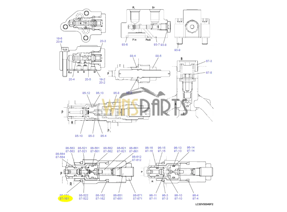 LQ22V00009F2-YN22V00002F1-RELIEF-VALVE-CONTROL-VALVE-O-RING-SEAL-image