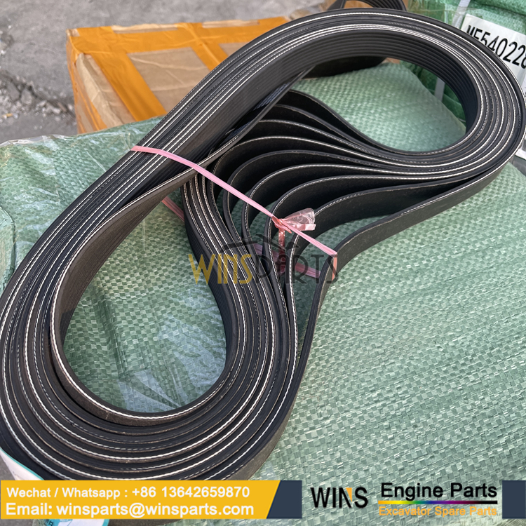 6743-61-3710 6743-61-3720 3288856 V-BELT Air conditioning belt Komatsu PC300-7 PC300LC-8 PC340LC-7K PC360-7 (2)