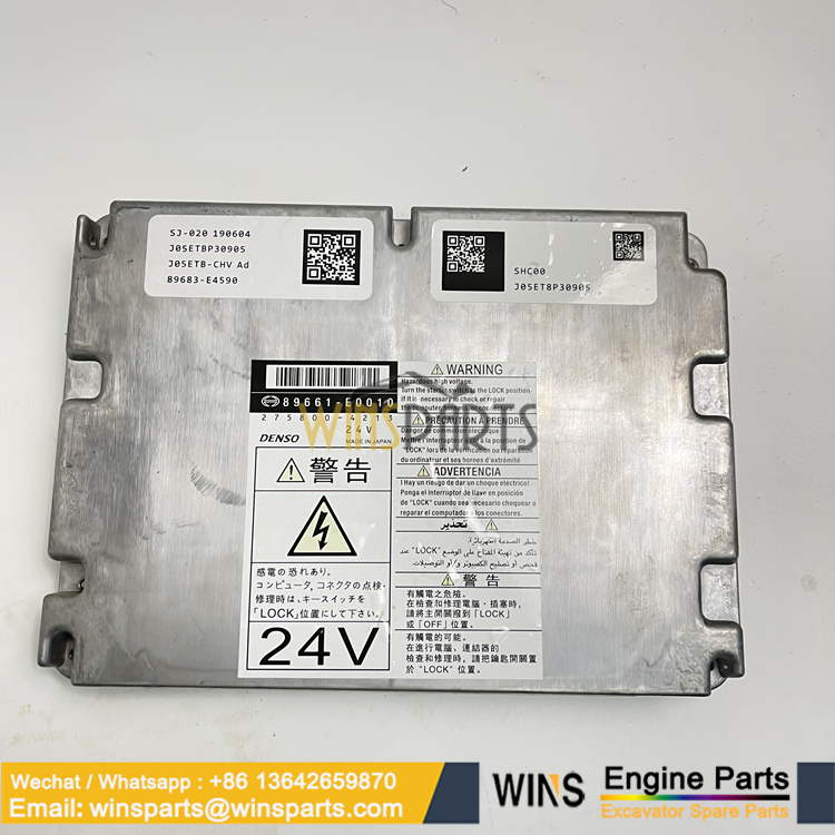 SJ-020 190604 J05ETBP30905 J05ETB-CHV 89683-4590 HINO Engine ECU Kobelco