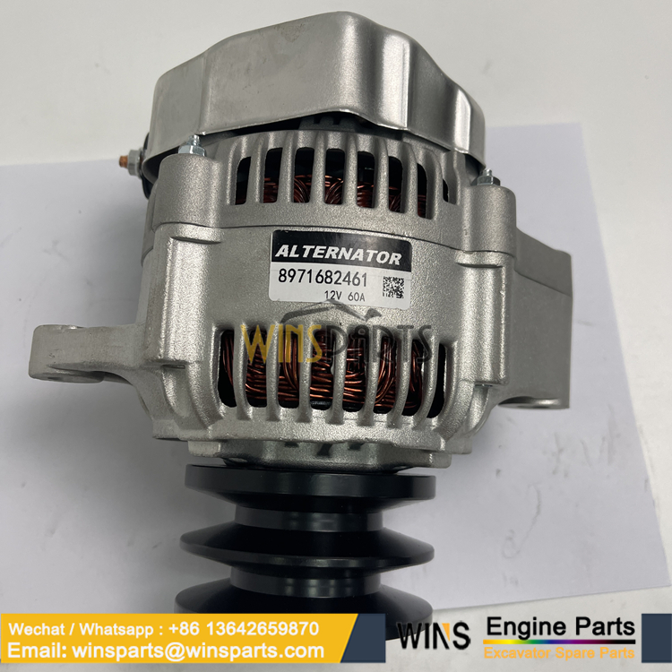 8971682460 8971682461 102211-5060 102211-5061 4BG1T 4BG1T Engine 12V 60A Alternator