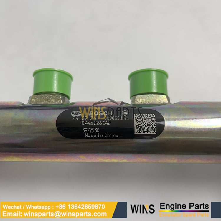 0445226042 3977530 3978448 6D107 Common Rail Fuel Pipe