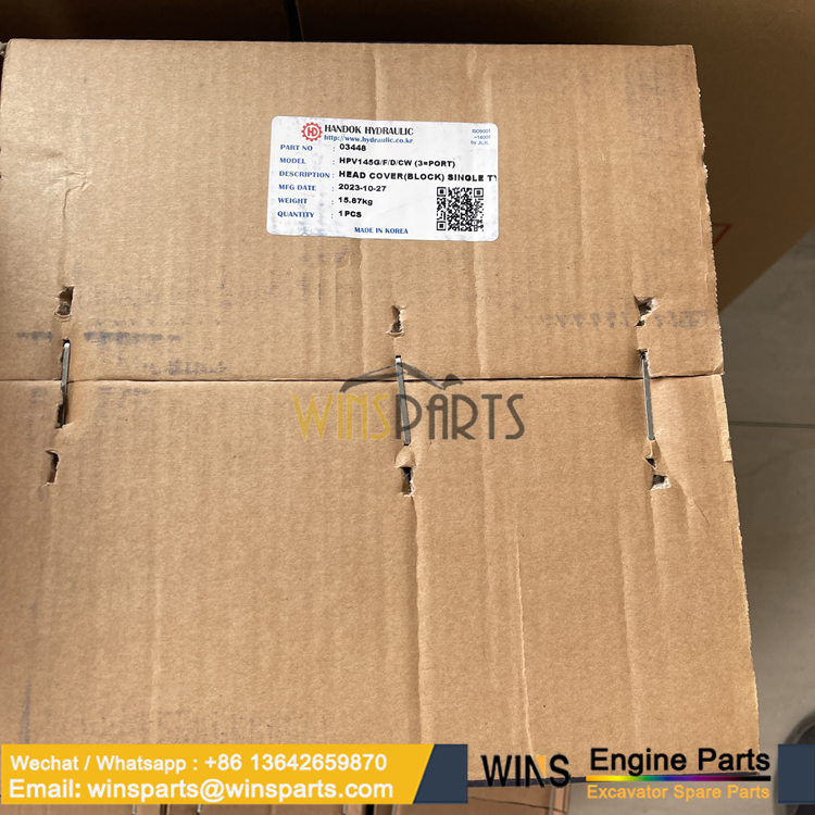 1011956 1011957 Handok hydraulic HPV145G HPV145 PUMP HEAD