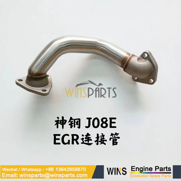 173081310A VH173081310A VHS173081310 J08E ENGINE EGR PIPE SUB ASSY KOBELCO SK350-8