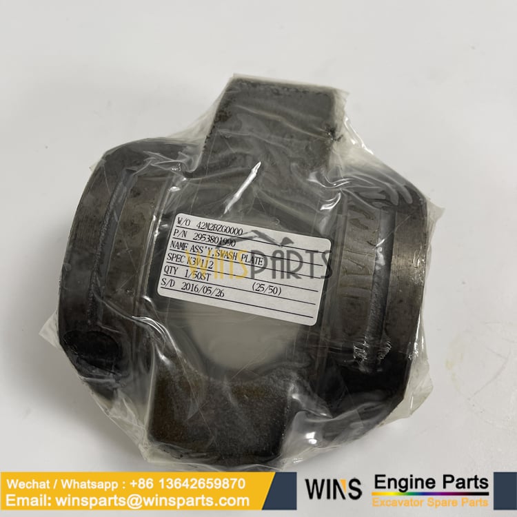 42M2BZG0000 2953801990 2924150-0316 2924150-0154 SWASH PLATE ASSY Kawasaki hydraulic pump K3V112 K5V140