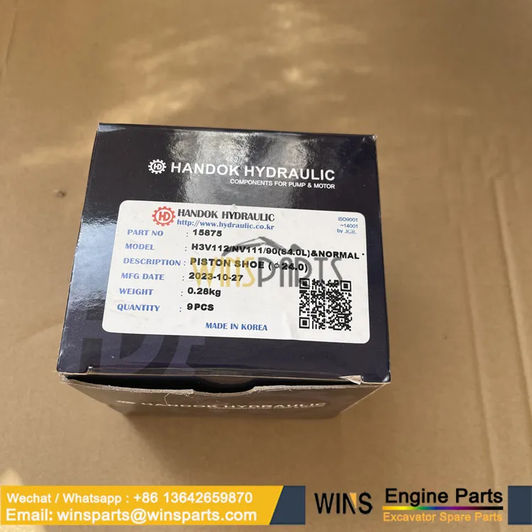 XKAH-00559 HANDOK K3V112DT K3V112 PUMP HYUNDAI PARTS