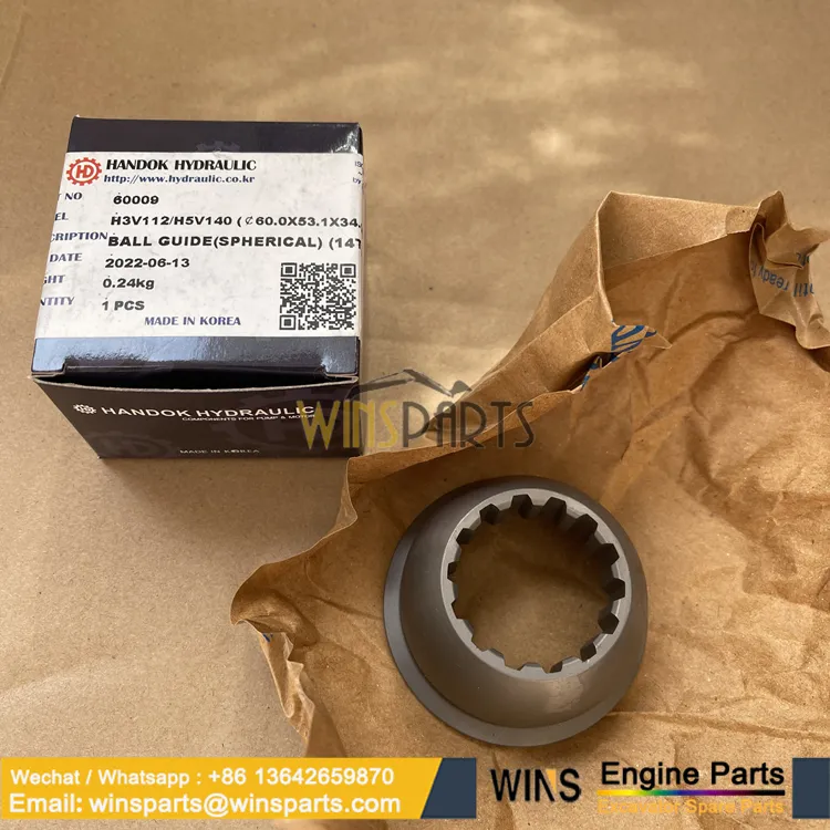 XKAH-00575 XKAH-00573 HANDOK HYDRAULIC K3V112 H5V140 H3V112 BUALL GUIDE SPHERICAL
