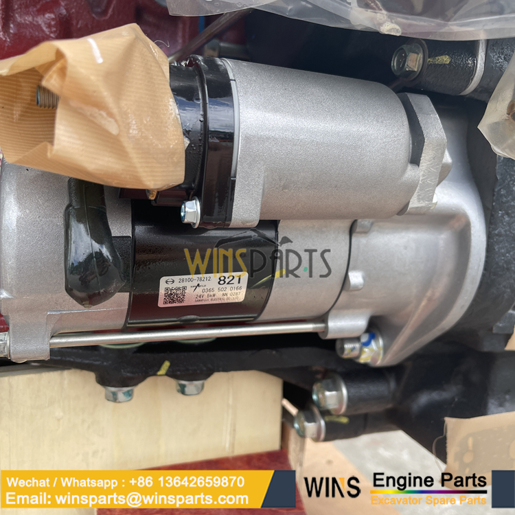 28100-78212 VH2810078212 HINO 24V 5KW STARTER HINO J08E J08C J05E Engine