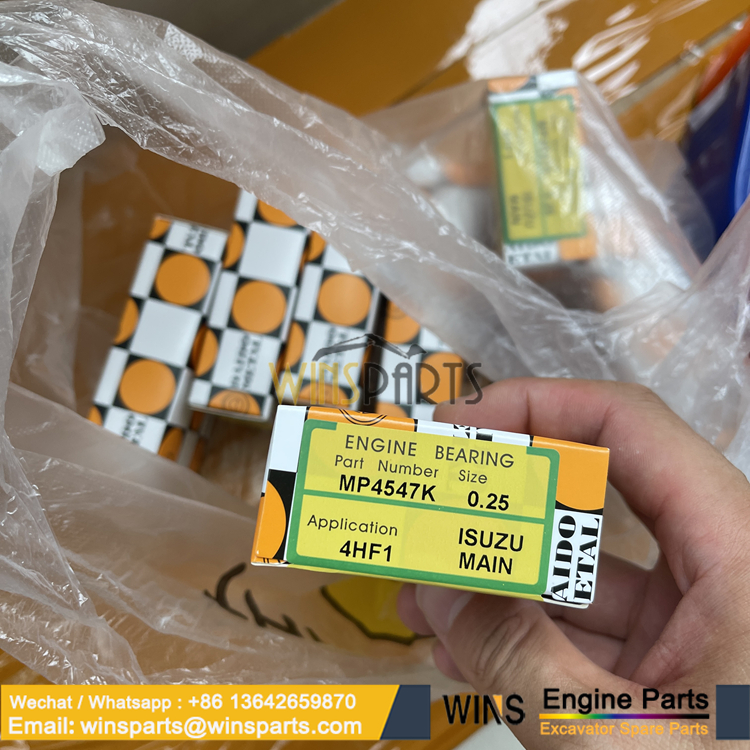 MP4547K MP4547 +0.25 Daido Main Bearing ISUZU