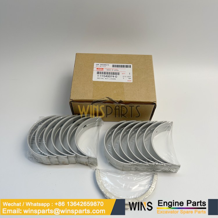 1-11540074-1 1-11540074-0 ISUZU 6BD1 ENGINE CRANKSHAFT METAL KIT