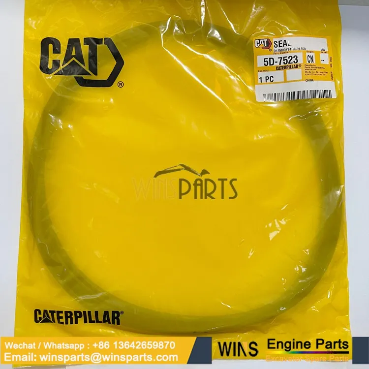 5D-7523 5D7523 Caterpillar Nitrile Rubber Hydraulic Cylinder O-Ring Seal 770 772 773B 773D 773E 775B 775D