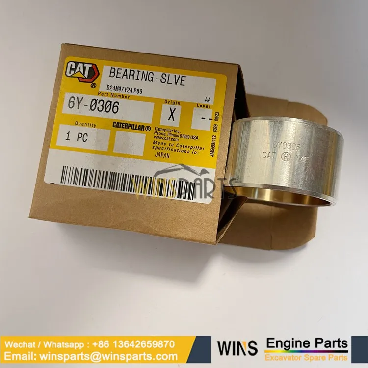 6Y-0306 6Y0306 391-1104 3911104 Caterpillar Sleeve Bushing