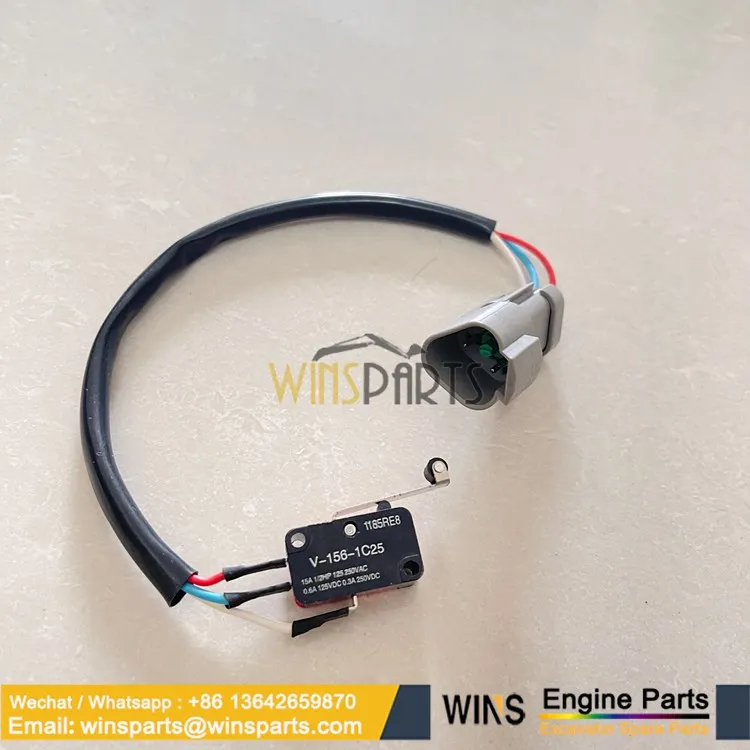 111-4799 Caterpillar Hydraulic Safety Lock Micro Switch CAT Engine C7.1 C4.4 C18 C9.3B C13