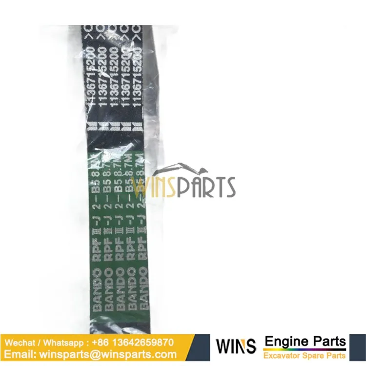 1-13671520-0 Isuzu Cooling Fan Belt 6WG1 V-BELT