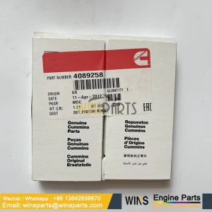 4089258 Piston Ring Set For Cummins ISB QSB 4B Engines