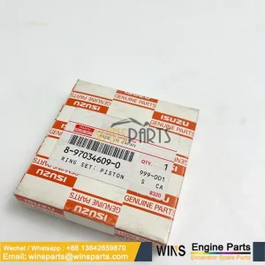 8-97034609-0 Piston Ring Set For Isuzu 3LB1 4LB1