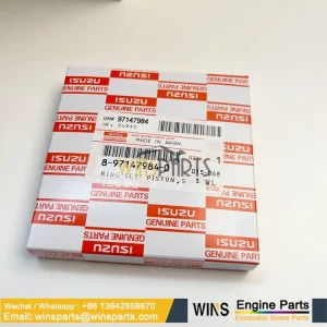 8-97147984-0 Piston Ring Set For Isuzu 4JG1
